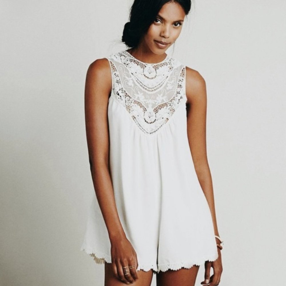 Free People - Jen's Pirate Booty White Romper